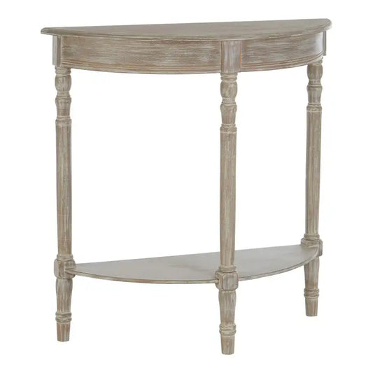 Heritage Winter melody Round Console Table