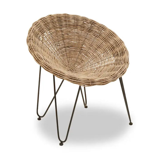 KUBU NATURAL RATTAN CHAIR by Fifty Five South