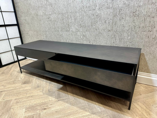 La Redoute Febee Aged Metal TV Stand