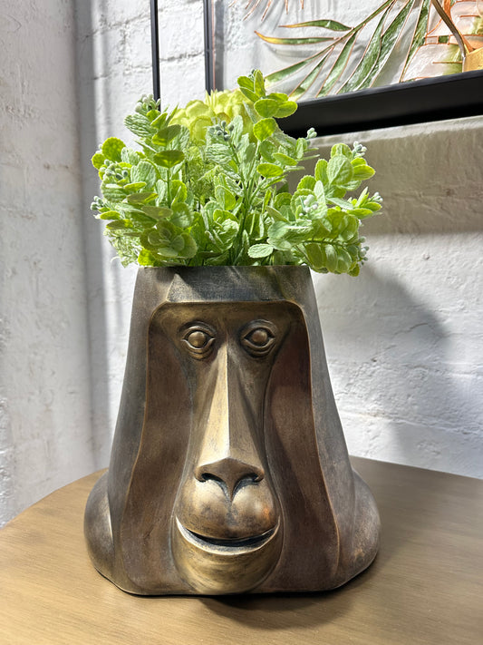 Monkey Head Flower Pot