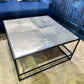 Turin Antique Silver Coffee Table By Perfected