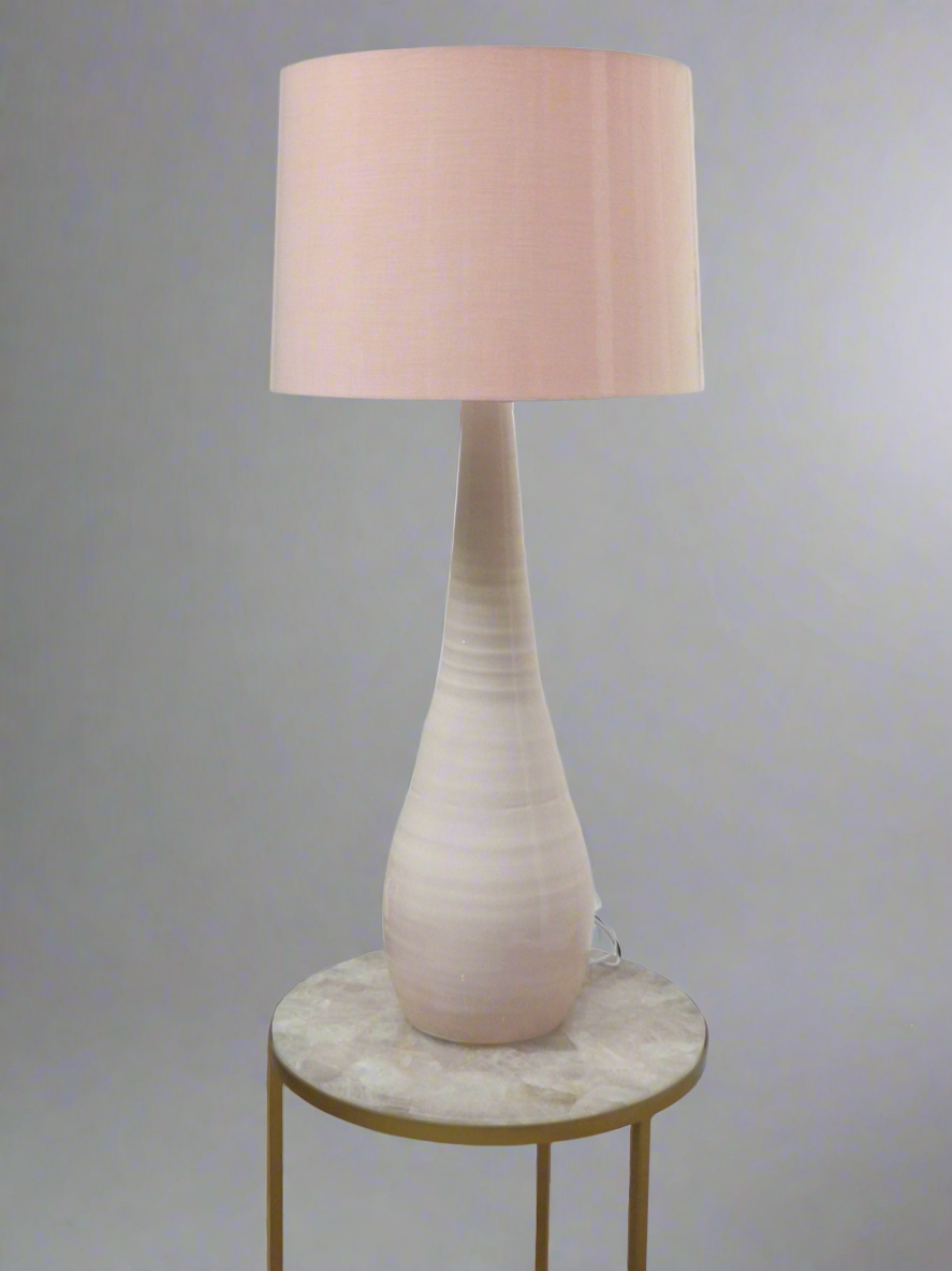 Large Teardrop Lamp- Pastel Pink