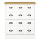 Nola Shoe Cabinet White & Pine