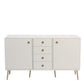 Softline Sideboard 2 Doors  4 Drawers in White