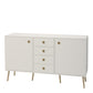 Softline Sideboard 2 Doors  4 Drawers in White