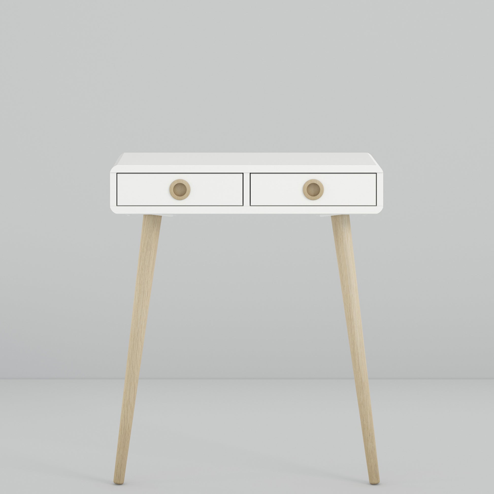 Softline Low Hall Table in Off White