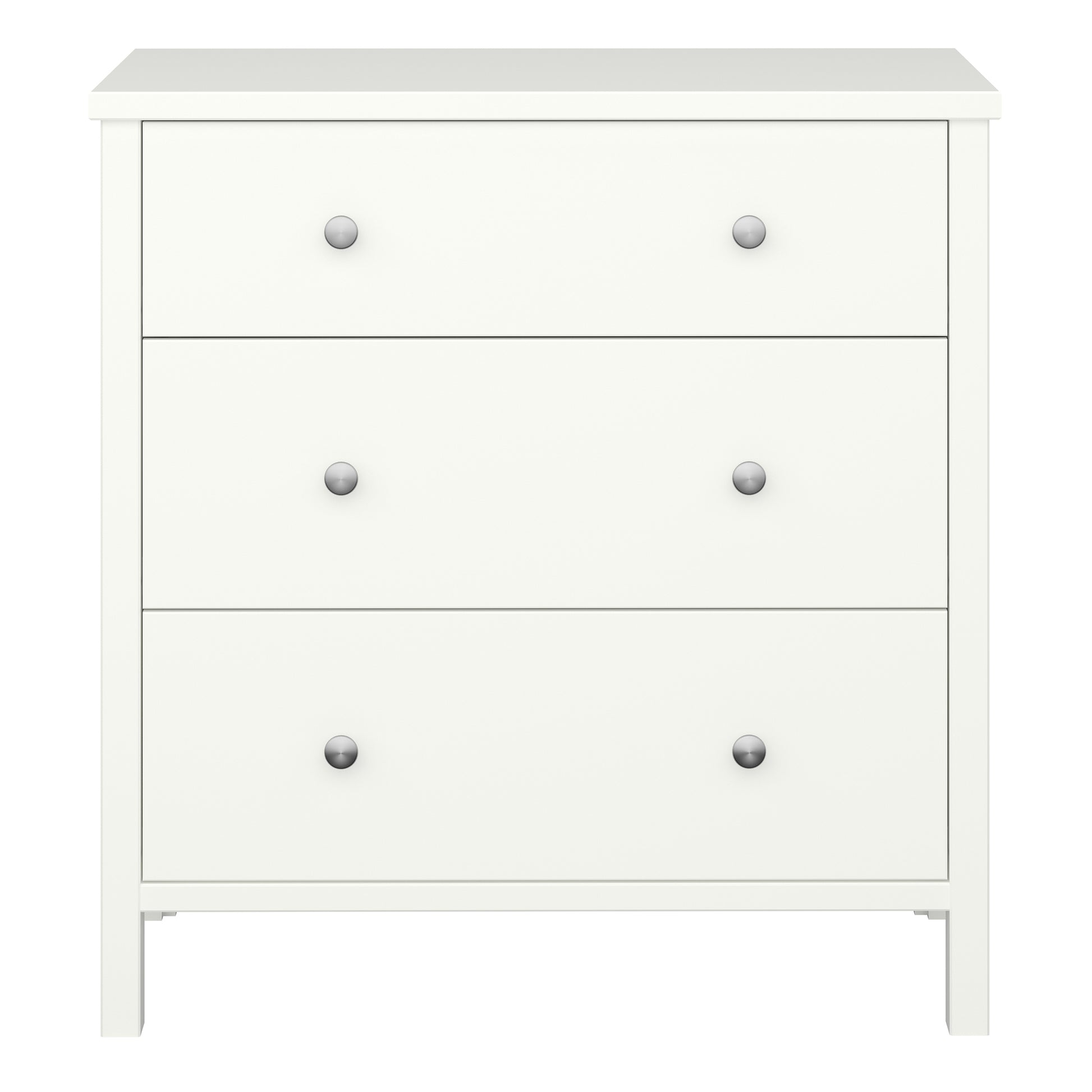 Tromso 3 Drawer Chest Off White