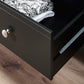 Baroque 5 Drawer Narrow in Black