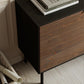 Soma TV Table 3 Doors in Granulated Black Brushed Espresso