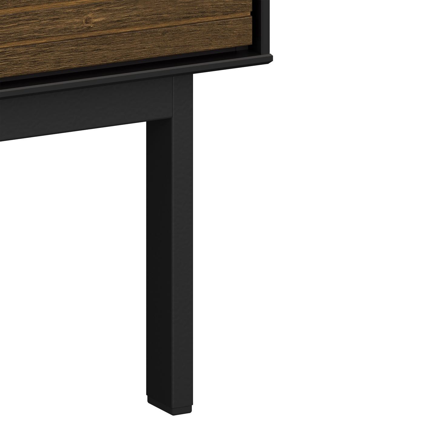 Soma TV Table 3 Doors in Granulated Black Brushed Espresso