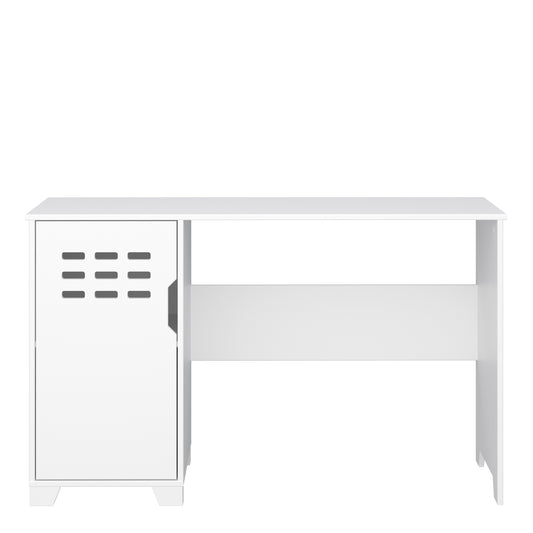 Loke Desk 1 Door in Pure White