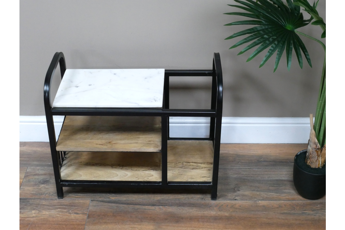 Small Industrial Storage Shelves & Bench