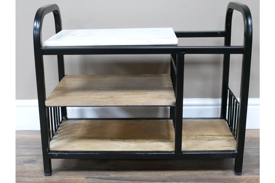 Small Industrial Storage Shelves & Bench