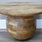 Mango Wood Round Base Side Table