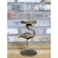 Golden Flamingo Candle Holder