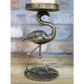 Golden Flamingo Candle Holder