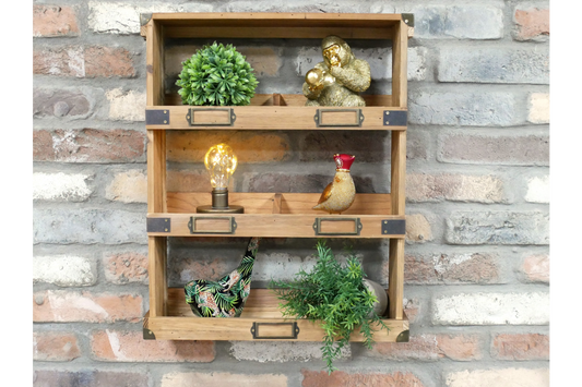 3 Layer Fir Wood Wall Unit