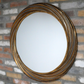 Antique Golden Swirl Mirror