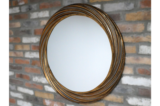 Antique Golden Swirl Mirror