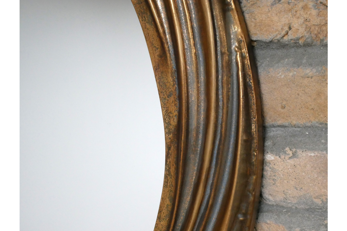 Antique Golden Swirl Mirror