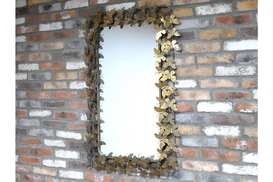 Golden Butterfly Mirror