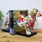 British Print Sausage Dog Bookends