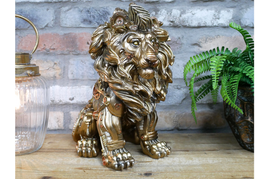 Golden Steampunk Lion