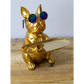 Gold Butler Dog With Tray