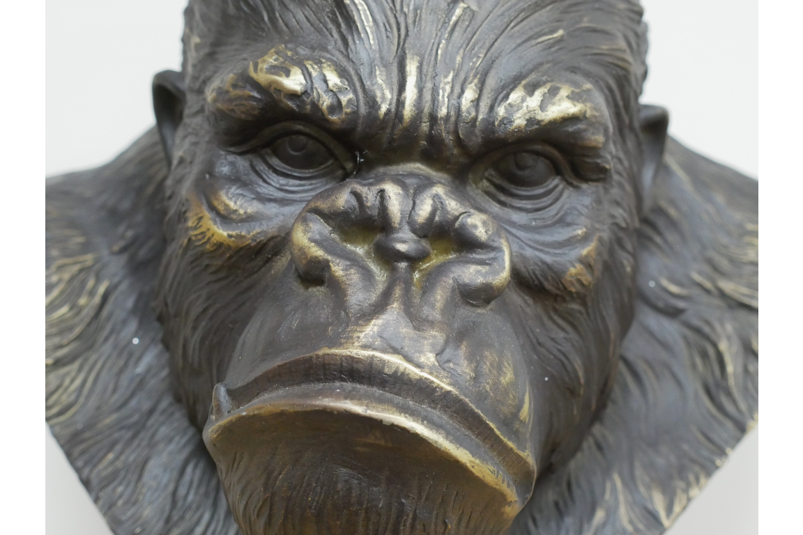 Gorilla Bust Head