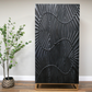 Large Carved Cabinet in Black