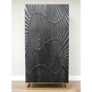 Large Carved Cabinet in Black