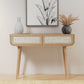 Oxy Two Drawer Console , Natural