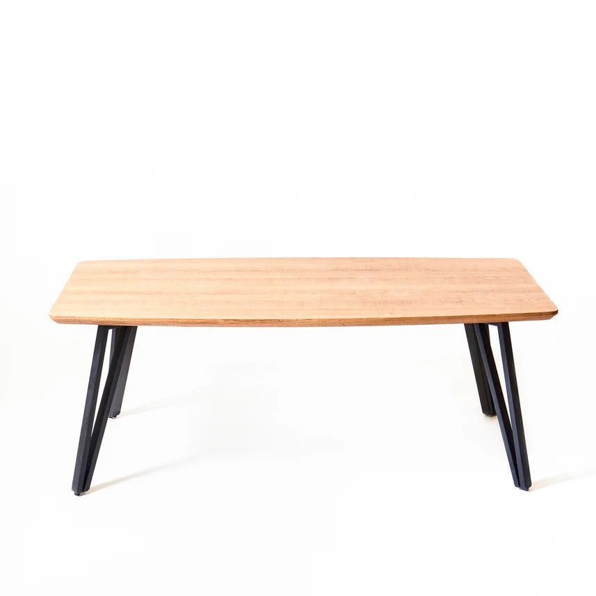 Sandy Black Steel Leg Coffee Table