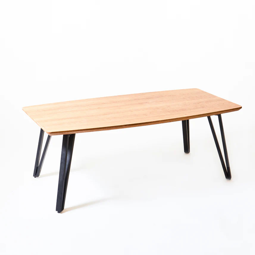 Sandy Black Steel Leg Coffee Table