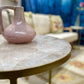 Greta Rose Quartz End Table Large