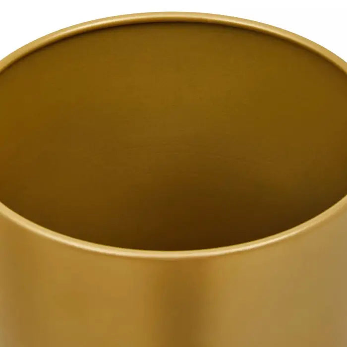 Avento Large Gold Finish Floor Planter