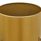 Avento Small Gold Finish Floor Planter