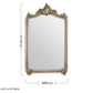 Adelere Ornate Champagne Wall Mirror