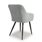 Marina Brushed Velvet Grey Dining Chair