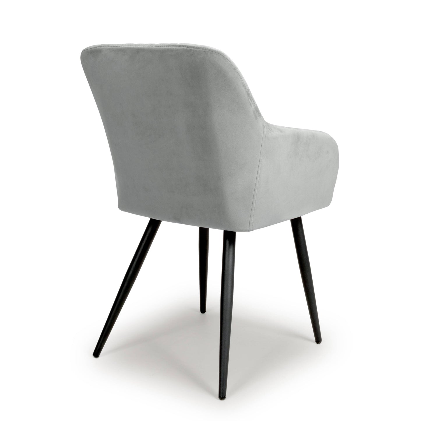 Marina Brushed Velvet Grey Dining Chair