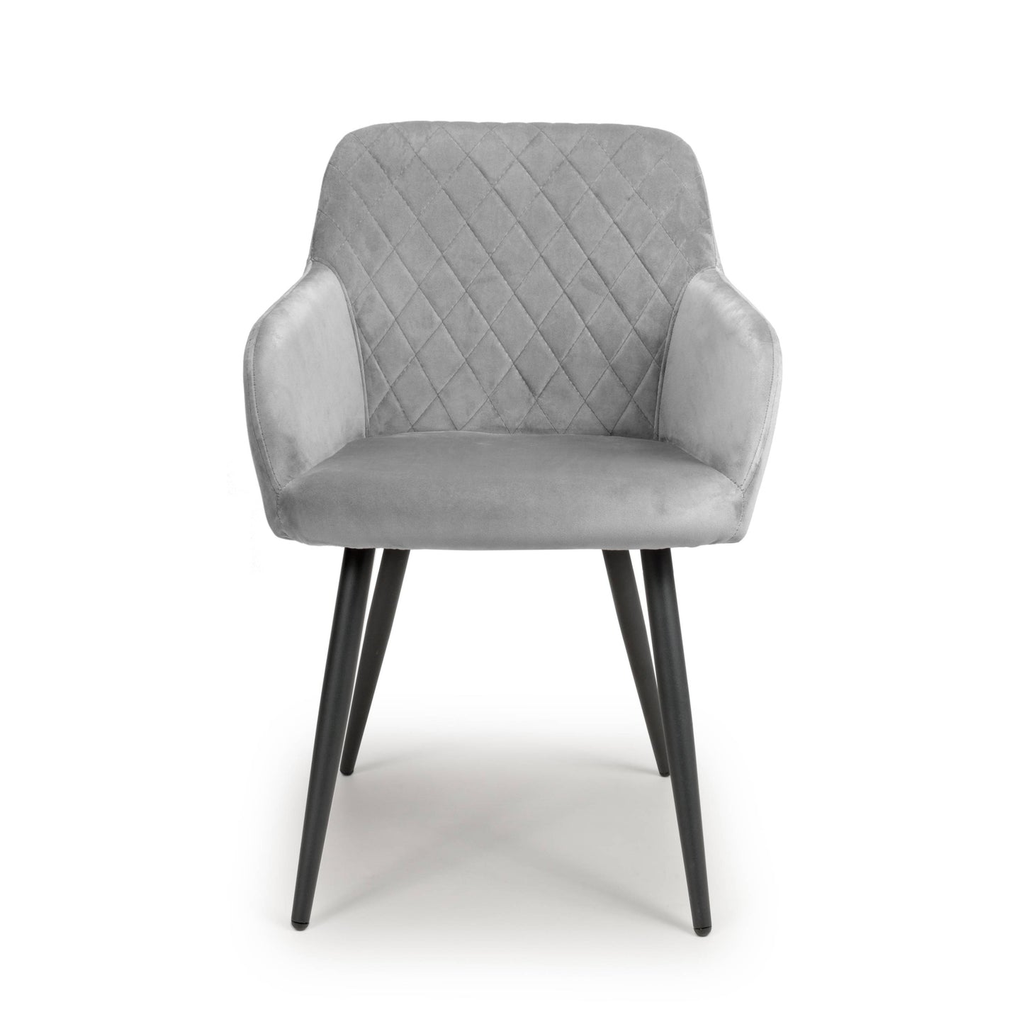 Marina Brushed Velvet Grey Dining Chair