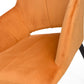 Nero Brushed Velvet Burnt Orange Dining Chair