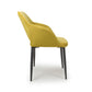 Nero Brushed Velvet Lime Gold Dining Chair