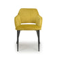 Nero Brushed Velvet Lime Gold Dining Chair