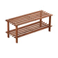 Parker Dark Cedar Wood 2 Tier Shoe Rack