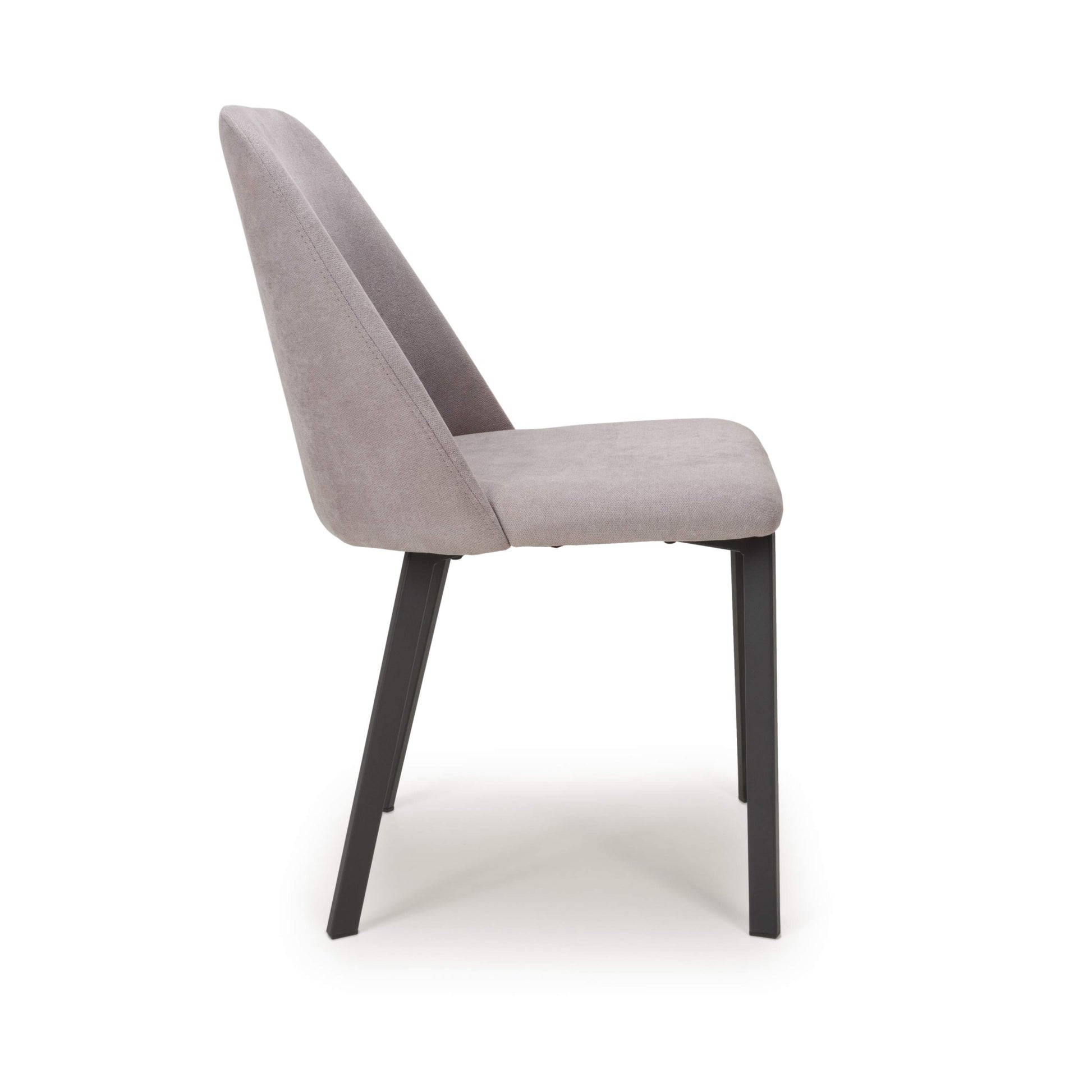 Linden Linen Effect Light Grey Dining Chair