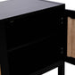 Sherman Black Wood Side Cabinet