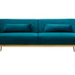 Hatton Green Velvet Sofa Bed