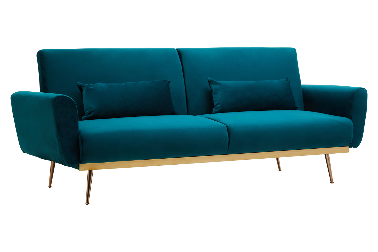 Hatton Green Velvet Sofa Bed