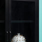 Acier Two Door Black Metal Cabinet